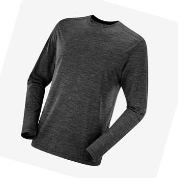 Camiseta Salomon OUTLIFE MERINO BLEND Hombre Negros | MX 3242HAP